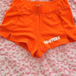Hooters Vibrant Orange Athletic Shorts